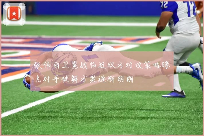 张伟丽卫冕战临近双方对攻策略曝光对手破解方案逐渐明朗